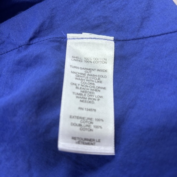 Vineyard Vines Floral Ruffle Sleeve Mini Dress Sz S Ocean Reef Blue Smocked EUC - Picture 8 of 9